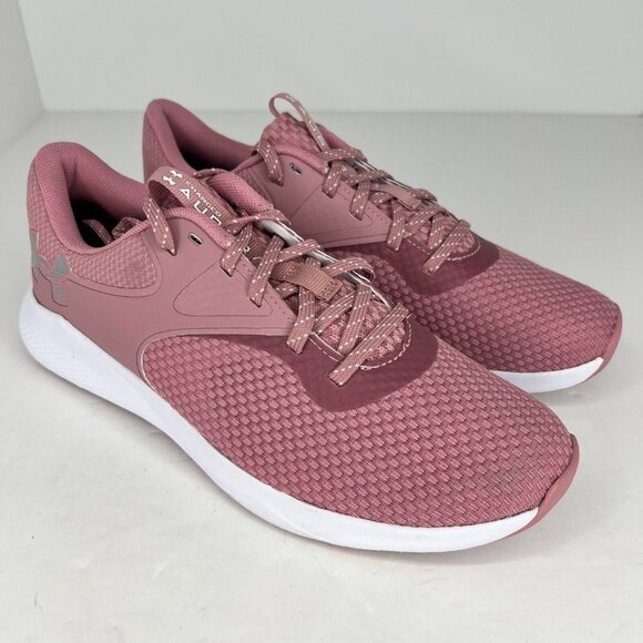 Under Armour Womens Pink Elixir Charged Aurora 2 Lace Up Size 8.5 Training Shoes - Picture 2 of 9
